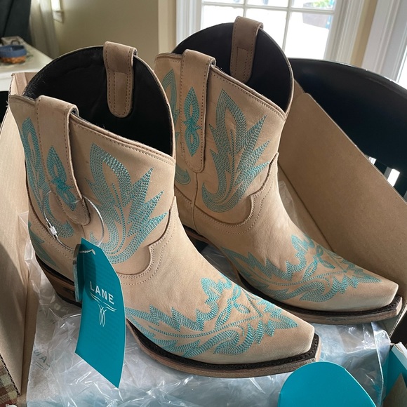 Lane Lexington Sand and Storm 7.5 Turquoise - Picture 3 of 12